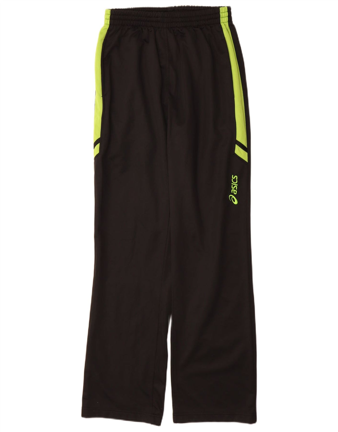 Asics Herren-Trainingshose, groß, schwarzes Farbblock-Polyester