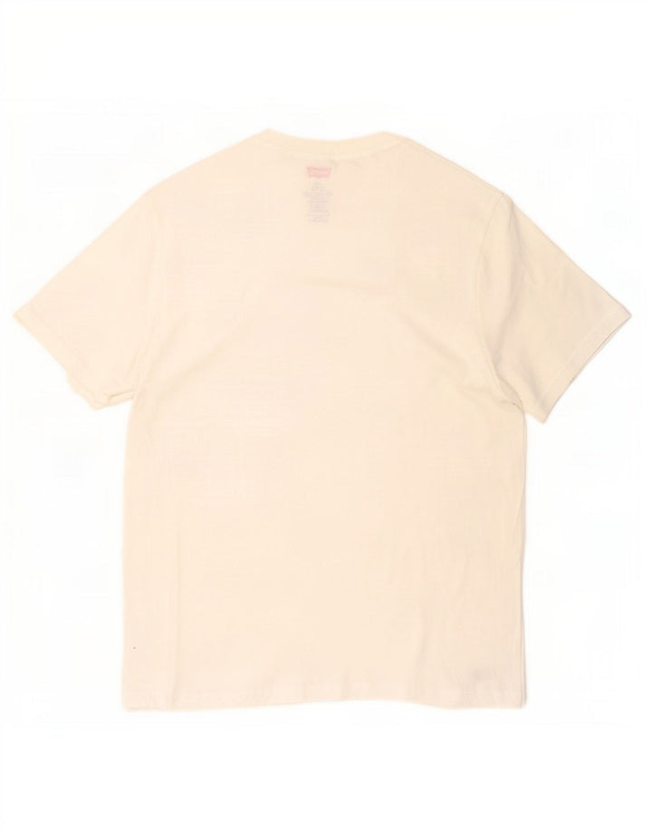 Levi's Herren-T-Shirt-Oberteil aus mittelweißer Baumwolle