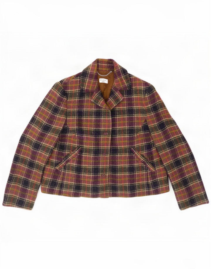 Paul Smith Damen-Blazer mit 3 Knöpfen, EU 40, Mittel, mehrfarbig, kariert