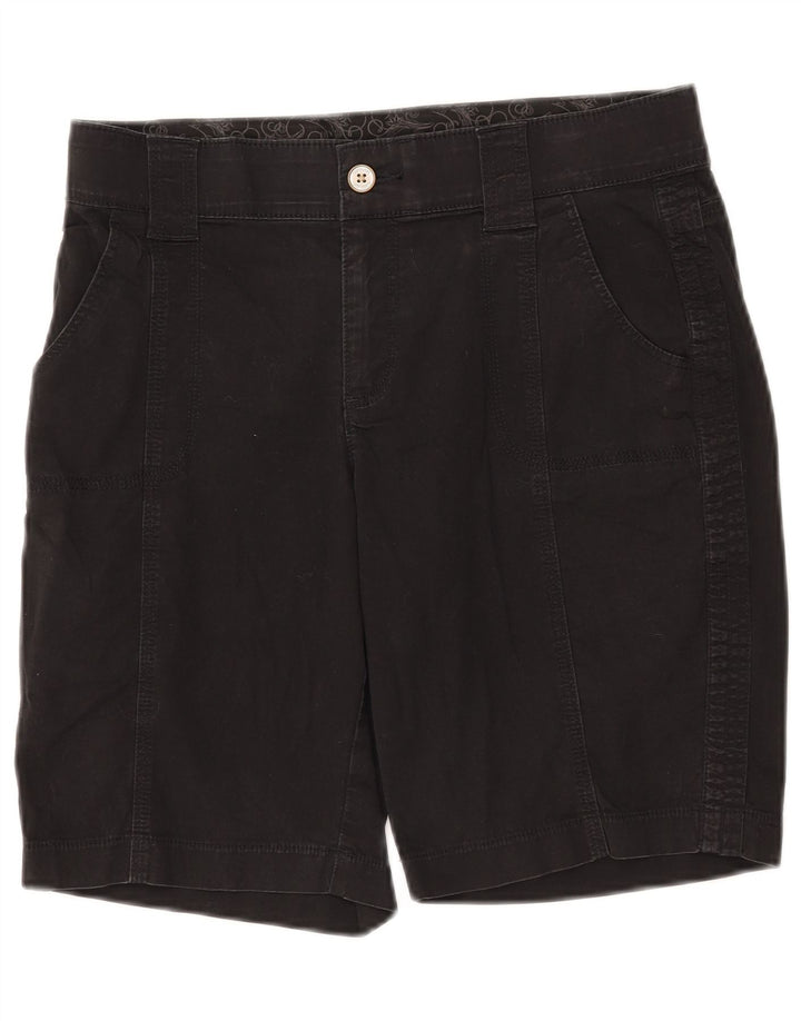 LEE Damen Chinoshorts US 6 Medium W30 Schwarze Baumwolle