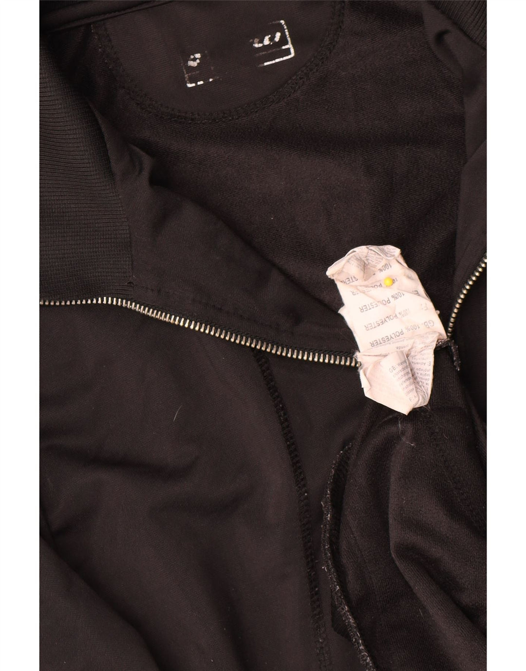 Lotto Herren-Trainingsanzug-Top-Jacke, Mittelschwarzes Polyester