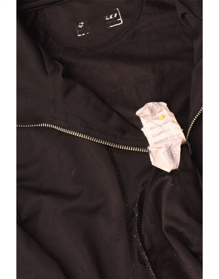 Lotto Herren-Trainingsanzug-Top-Jacke, Mittelschwarzes Polyester