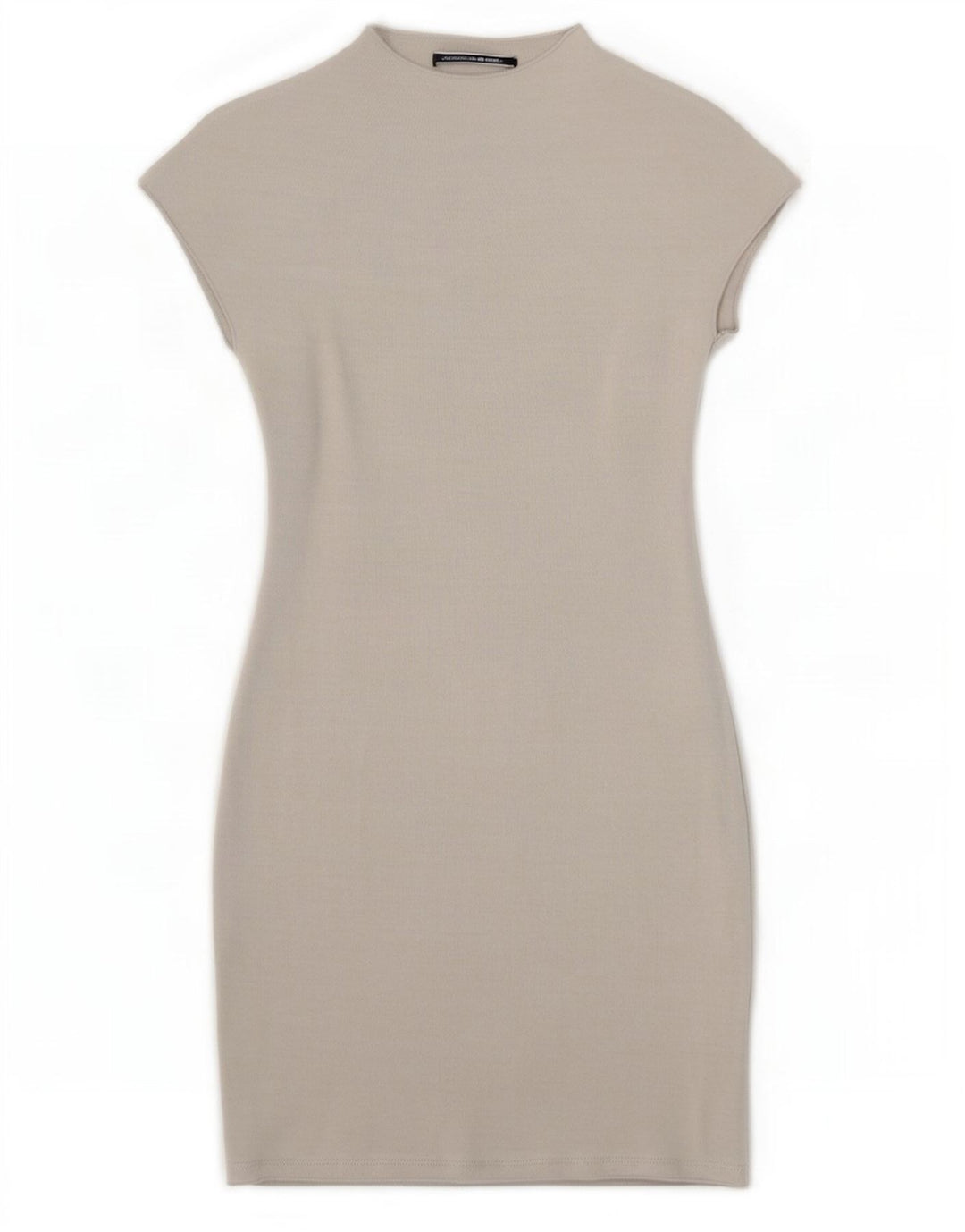 Zara Damen, figurbetontes Kleid, Größe S, Grau, Viskose
