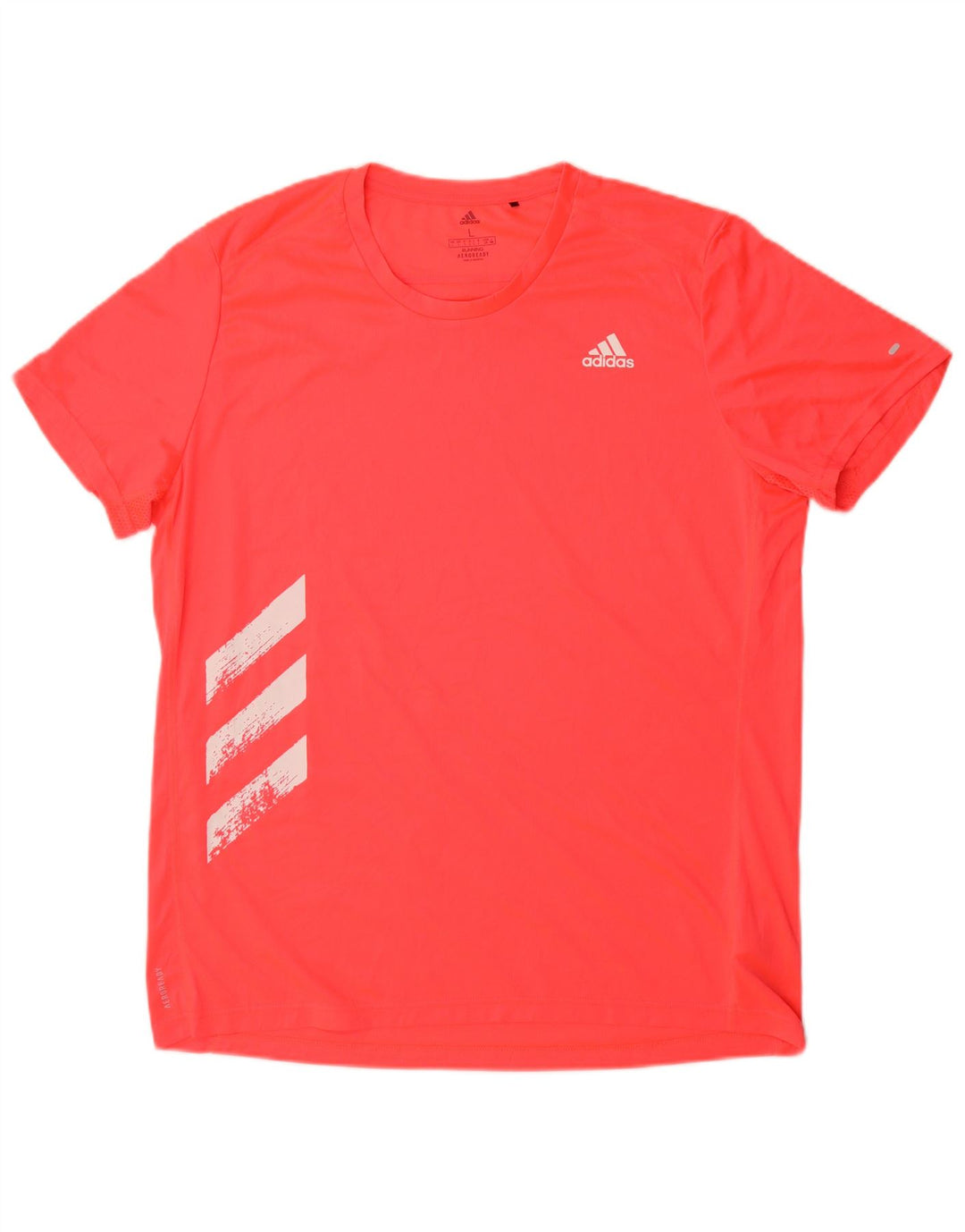Adidas Herren Aeroready Graphic T-Shirt Top Large Rosa Polyester