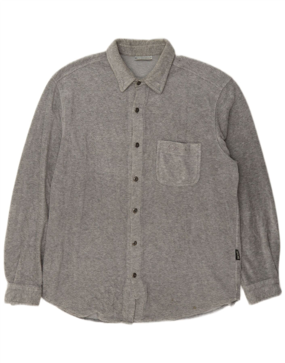 Sergio Tacchini Herren Overshirt Fleece Shirt XL Grau