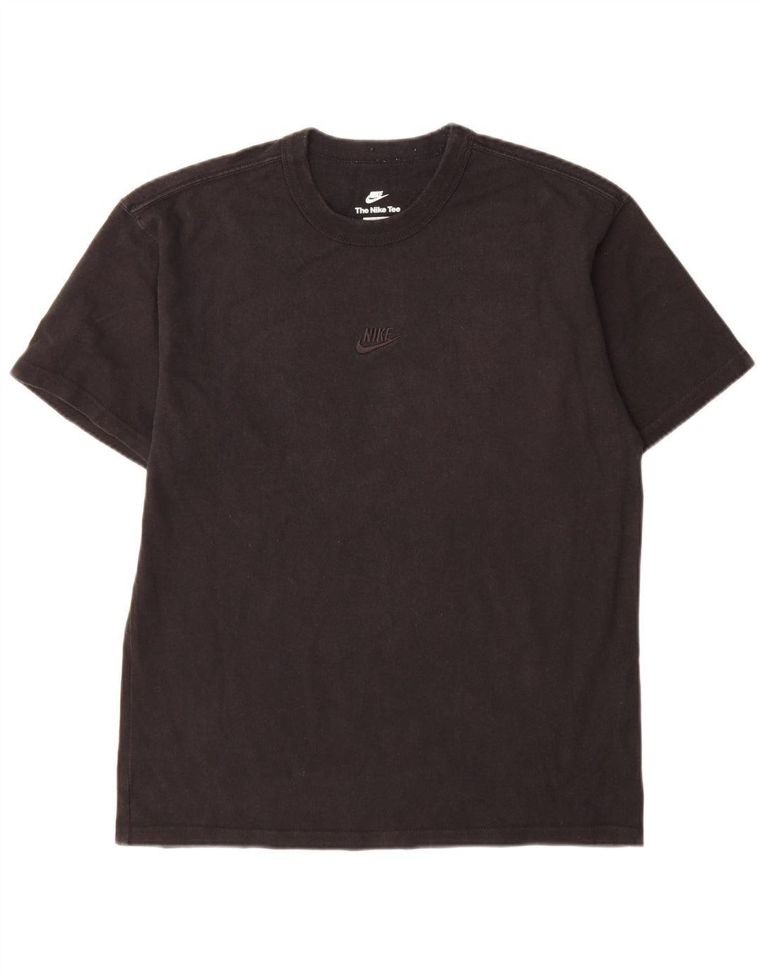 Nike Herren T-Shirt Top Medium Schwarz Baumwolle