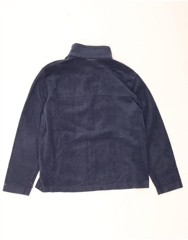 COLUMBIA Herren Fleecejacke UK 40 Large Marineblau Polyester