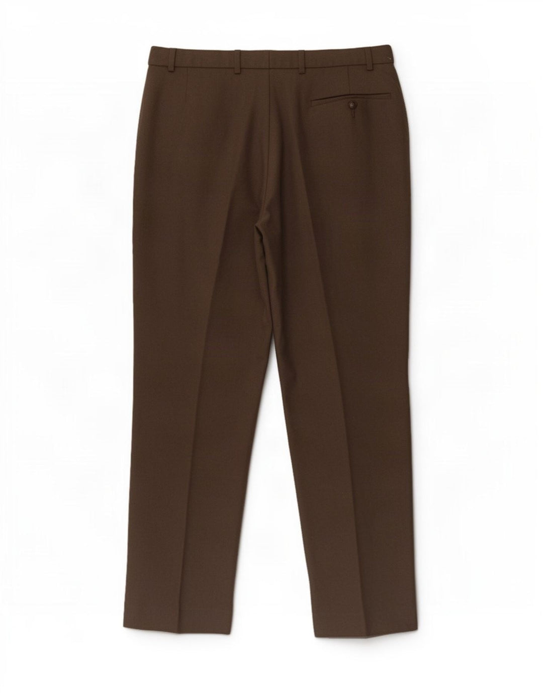 Gerade Herren-Anzughose von Marks & Spencer, W36, L31, braun, Polyester