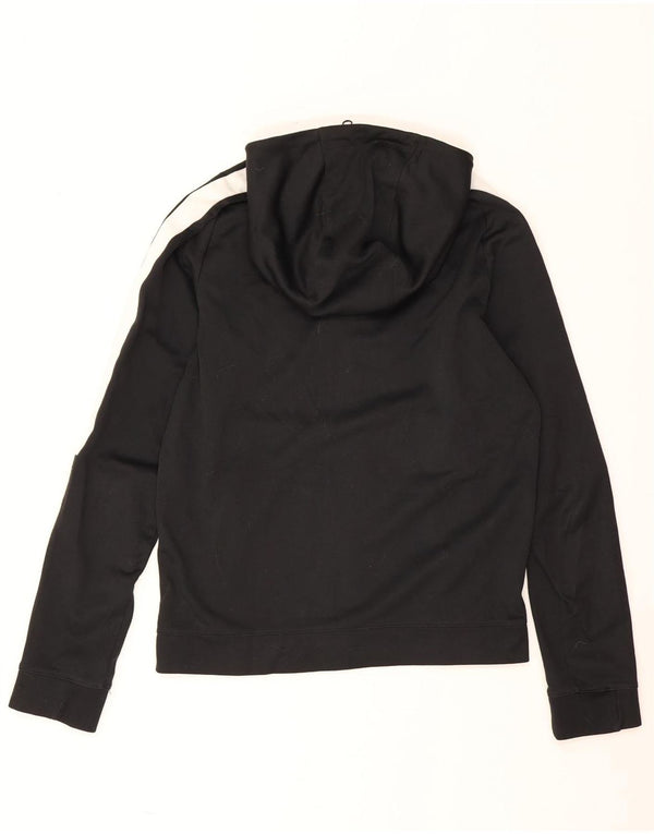 Nike Herren-Kapuzenpullover mit Reißverschluss, Größe S, Schwarz, Colourblock-Baumwolle