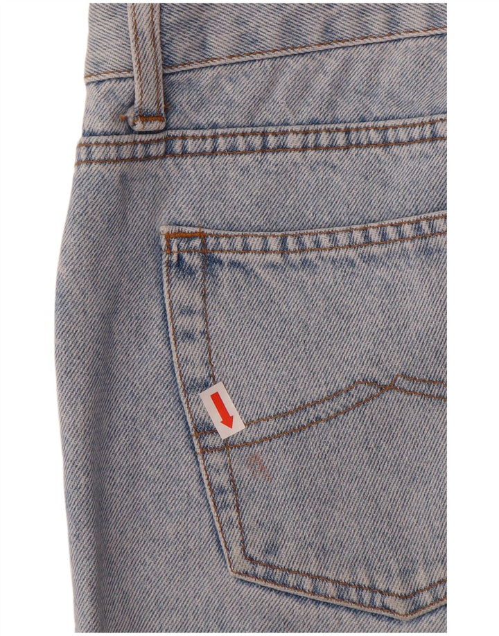 CASUCCI Damen High Waist Tapered Jeans IT 50 XL W28 L29 Blaue Baumwolle