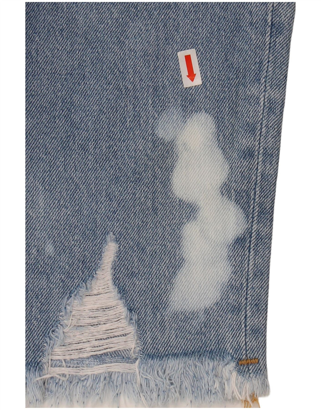 ZARA Womens Distressed Tapered Jeans EU 40 Medium W30 L27 Blue