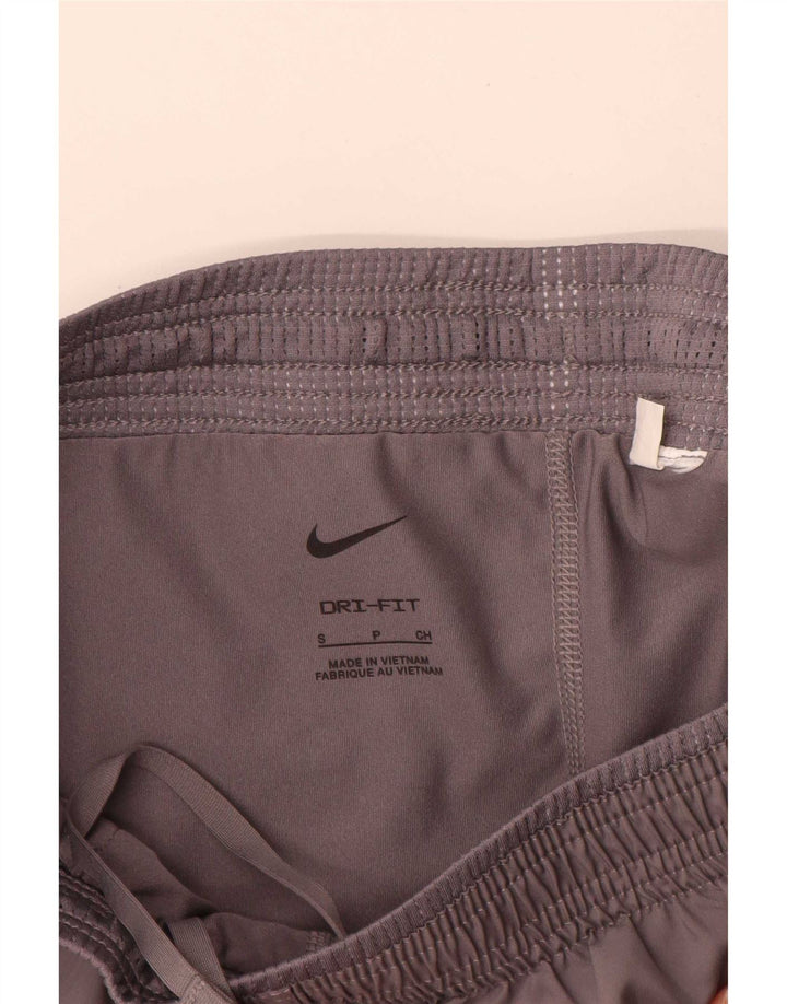 Nike Damen Dri Fit Sport Shorts UK 8 Small Grau