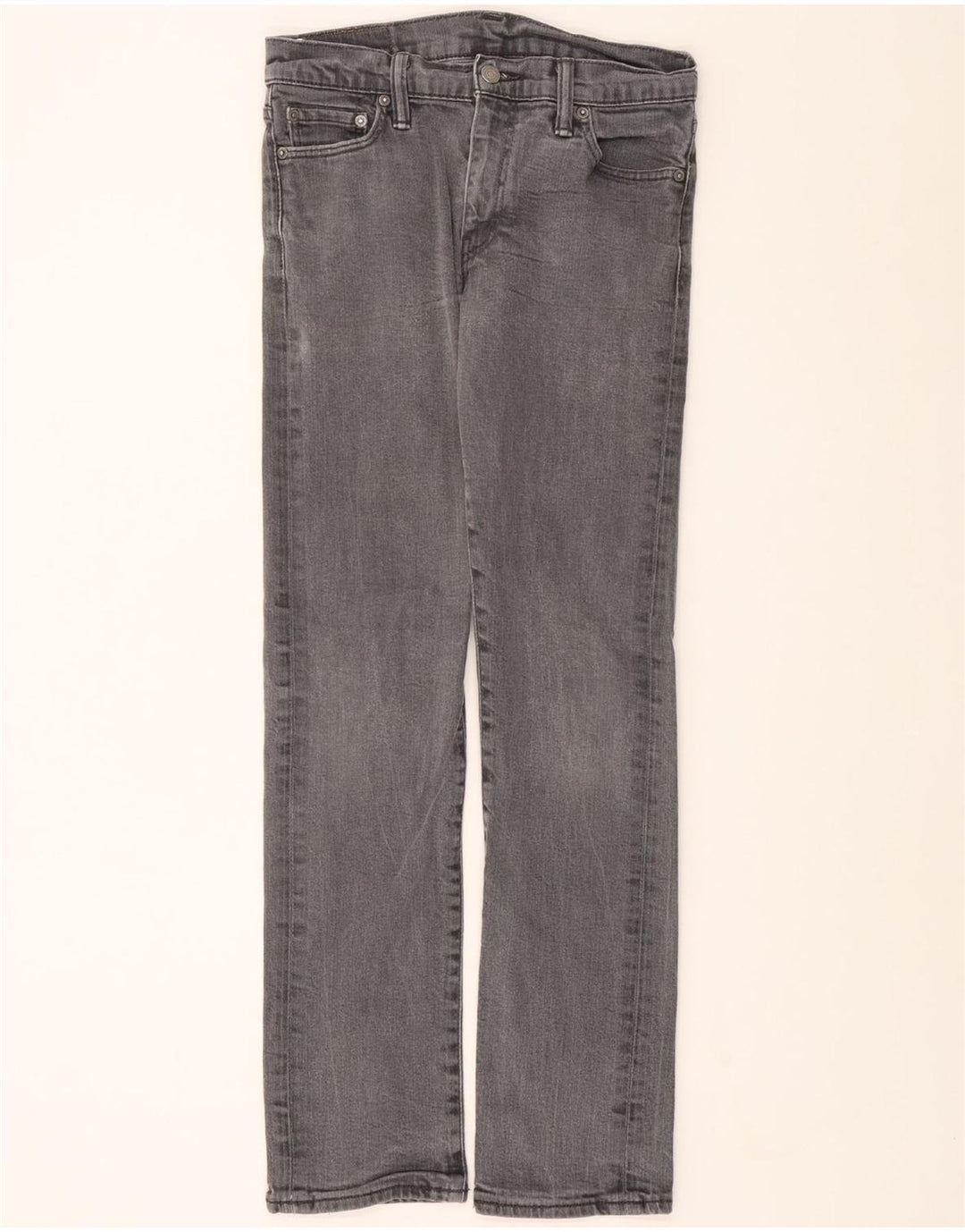 LEVI'S Womens 504 Straight Jeans W30 L32 Grey Cotton Vintage Levi's and Second-Hand Levi's from Messina Hembry 