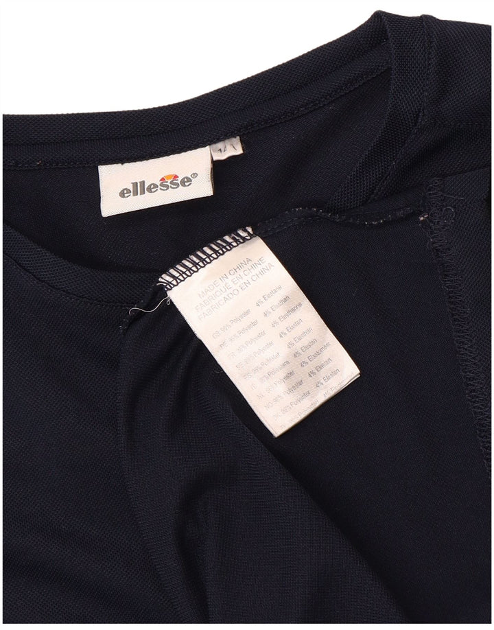 ELLESSE T-Shirt-Oberteil für Jungen, 13–14 Jahre, Marineblau, Polyester