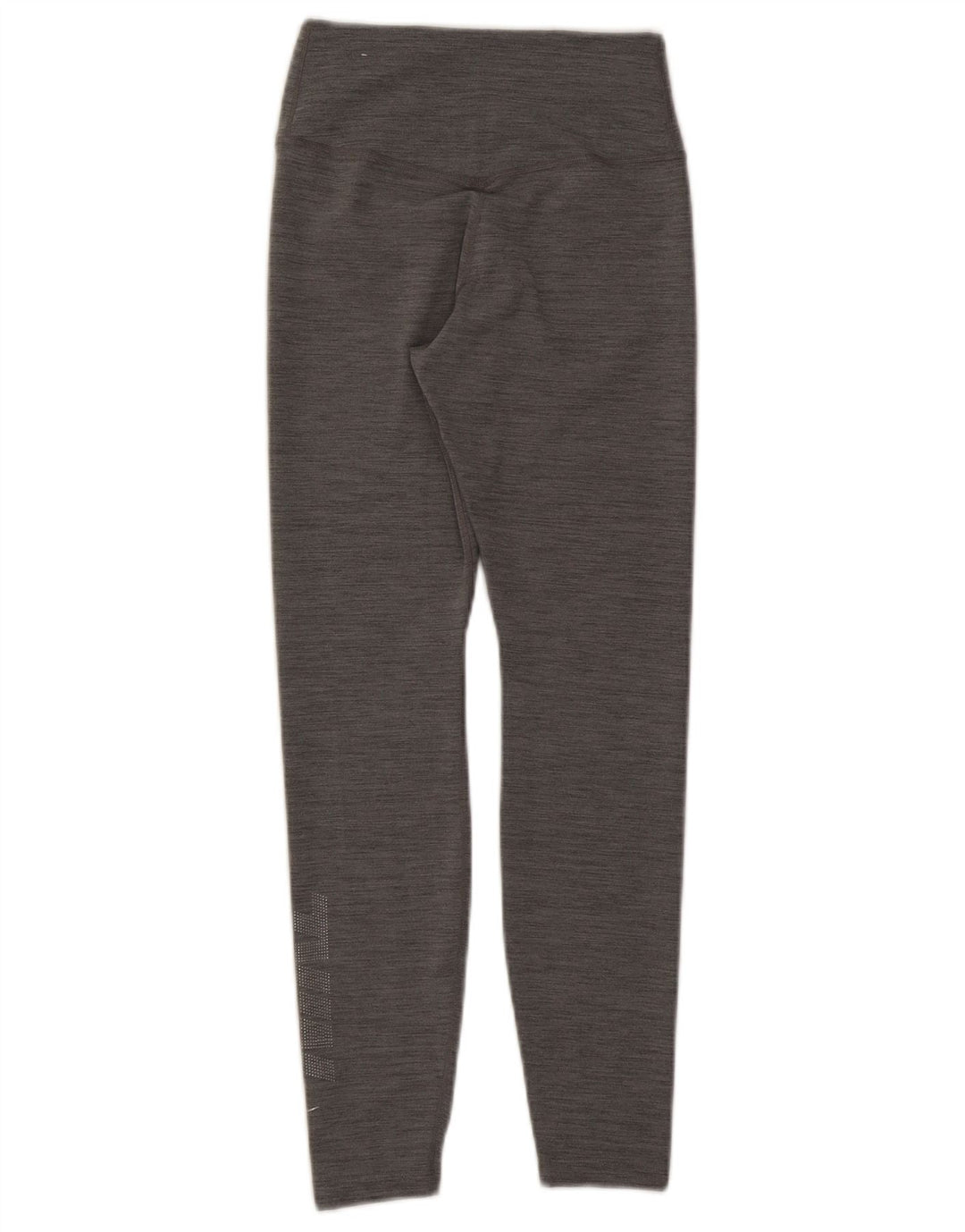 Nike Damen Dri Fit Graphic Leggings UK 4 XS Grau meliertes Polyester