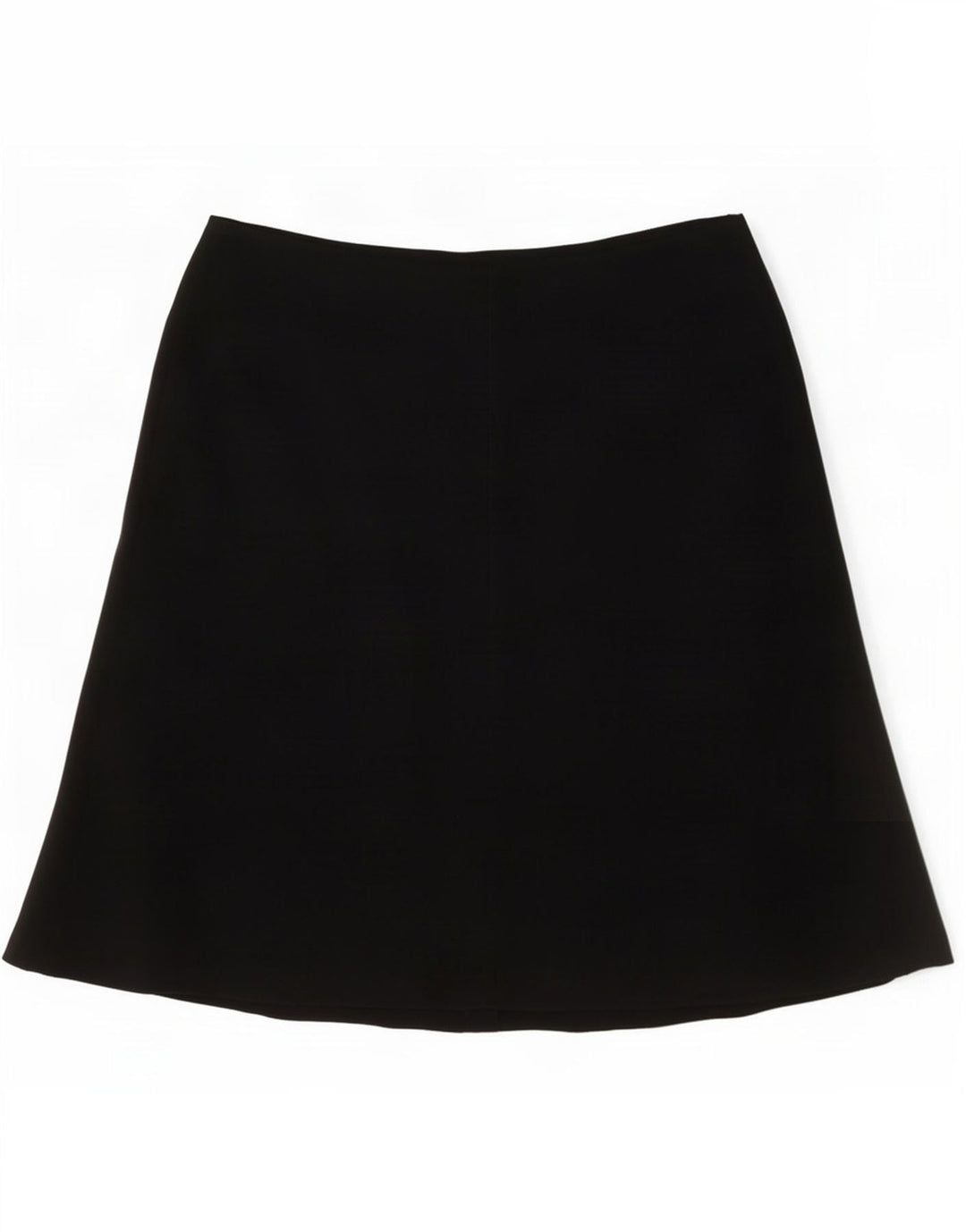 Marks & Spencer Damen A-Linien-Rock UK 12 Medium W30 Schwarz Polyester