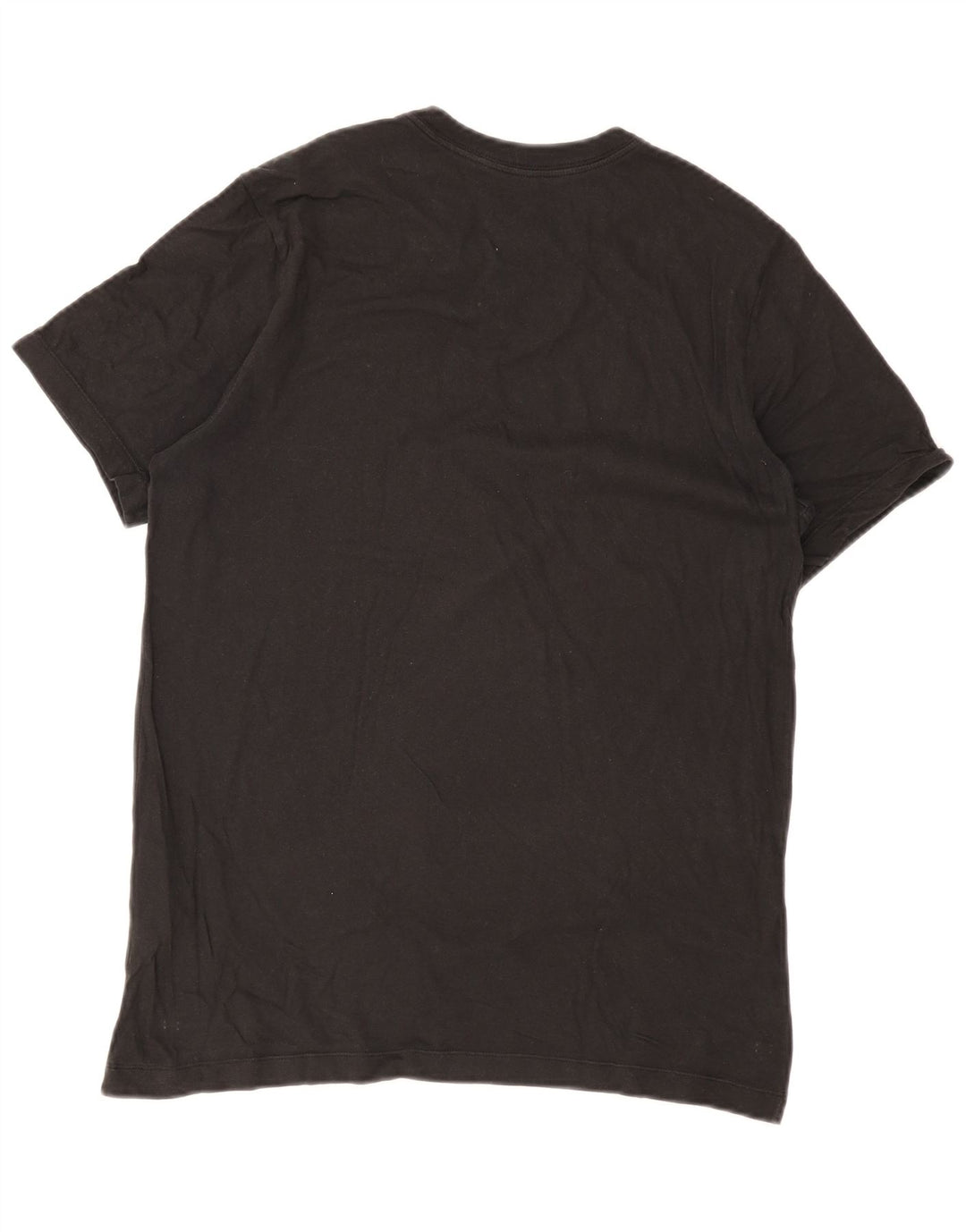 Nike Herren-T-Shirt mit Grafik, mittelgroß, schwarze Baumwolle