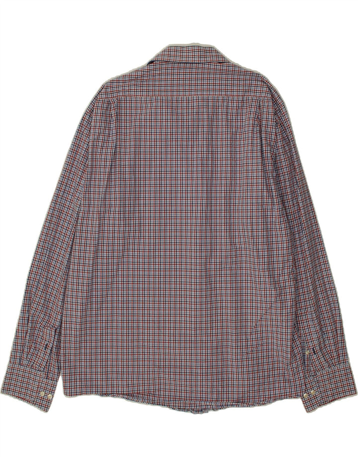 TOMMY HILFIGER Mens Port normal Regular Fit Shirt Size 17 XL Blue Check Vintage Tommy Hilfiger and Second-Hand Tommy Hilfiger from Messina Hembry 