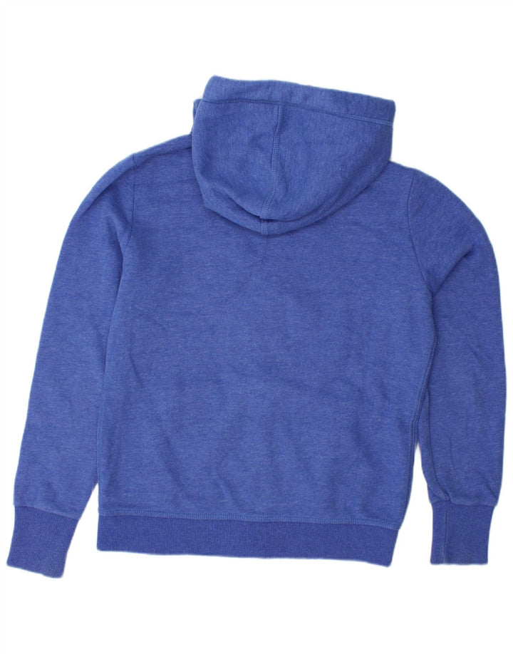 SUPERDRY Damen-Kapuzenpullover mit Reißverschluss, UK 16, Größe L, Blau, Baumwolle