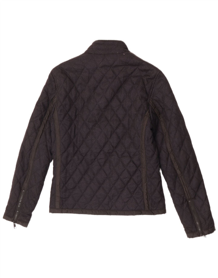 Zara Herren Steppjacke UK 36 Small Schwarz Polyester