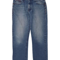 Tommy Hilfiger Herren Straight Jeans W32 L30 Blaue Baumwolle