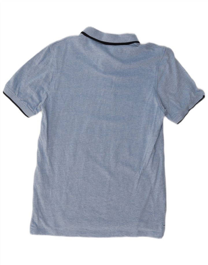 Jack & Jones Herren-Poloshirt, große blaue Baumwolle