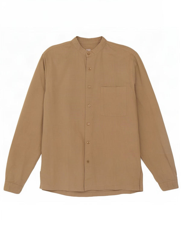 Gas Herrenhemd Large Beige Rayon