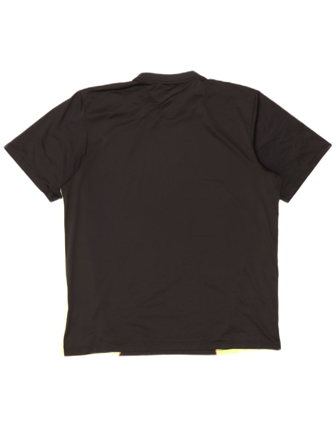 Adidas Herren Grafik-T-Shirt-Oberteil Mittelschwarzes Colourblock-Polyester