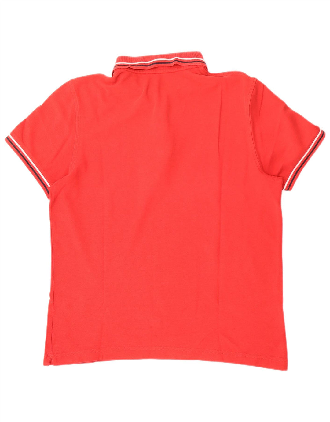 Lotto Herren-Poloshirt, groß, rot gestreift