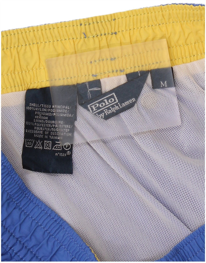 Ralph Lauren Herren-Badeshorts aus mittelblauem Nylon