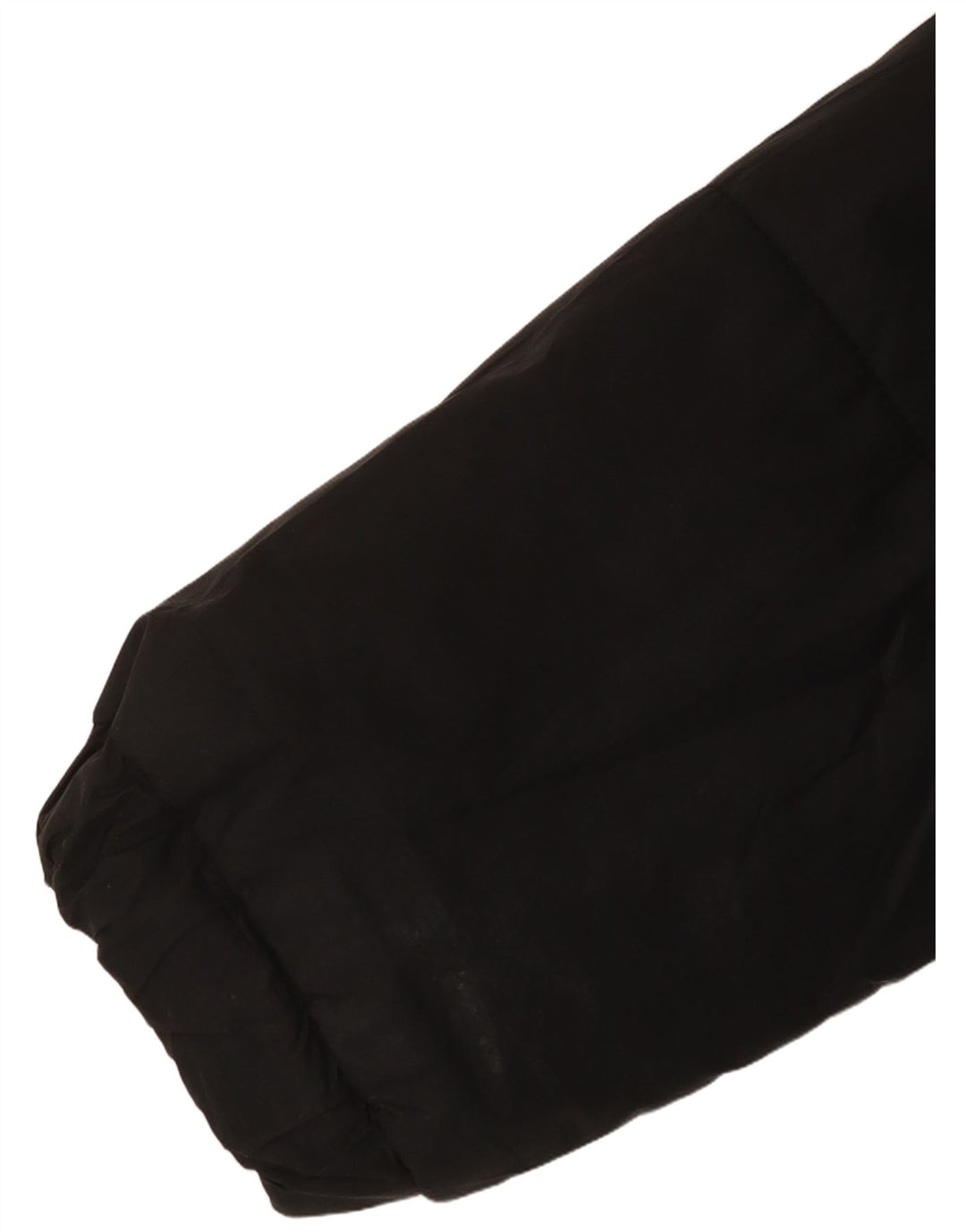 Ellesse Womens Oversized Crop Hooded Wattierte Jacke UK 6 XS Schwarz Polyester