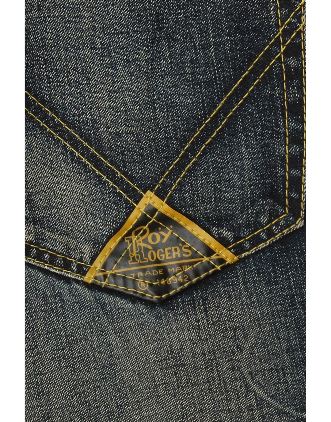 ROY ROGERS Herren Straight Jeans W32 L30 Blaue Baumwolle