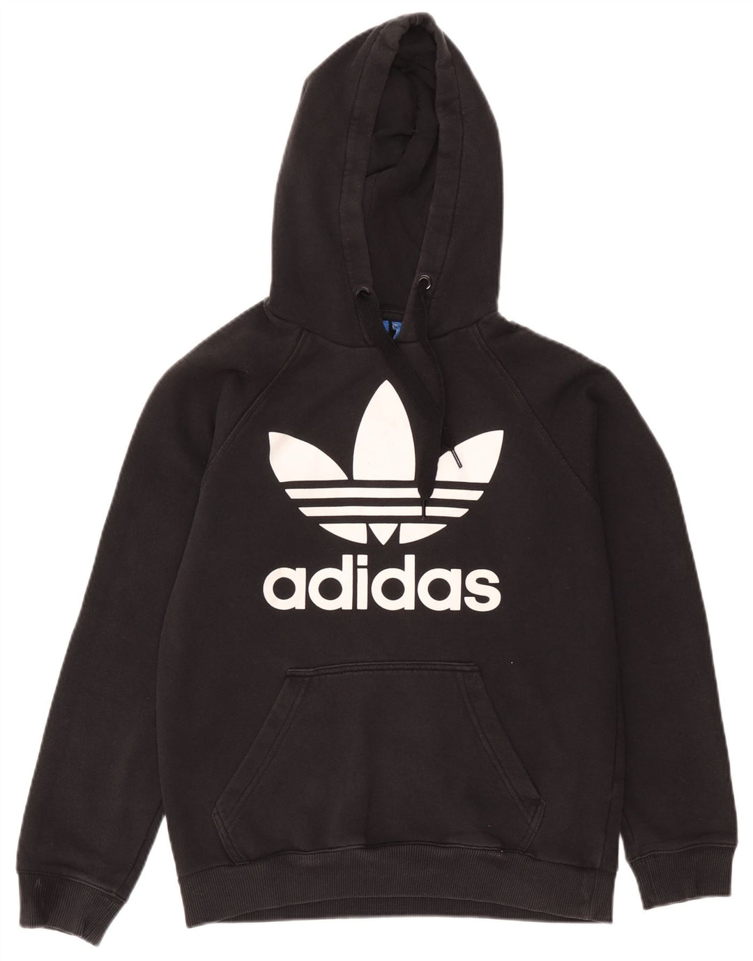 Adidas Herren Graphic Hoodie Pullover Small Schwarz Baumwolle