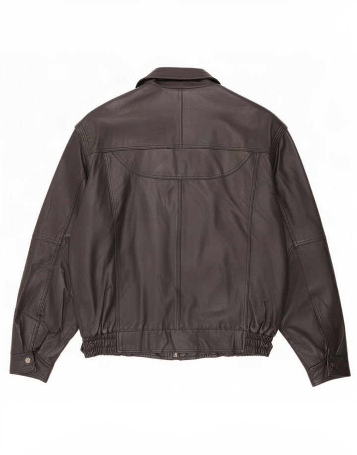 Lakeland Herren Lederjacke UK 40 Large Schwarz