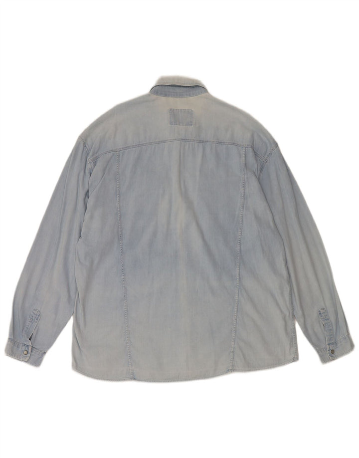 Vintage Herren Jeanshemd XL Blau