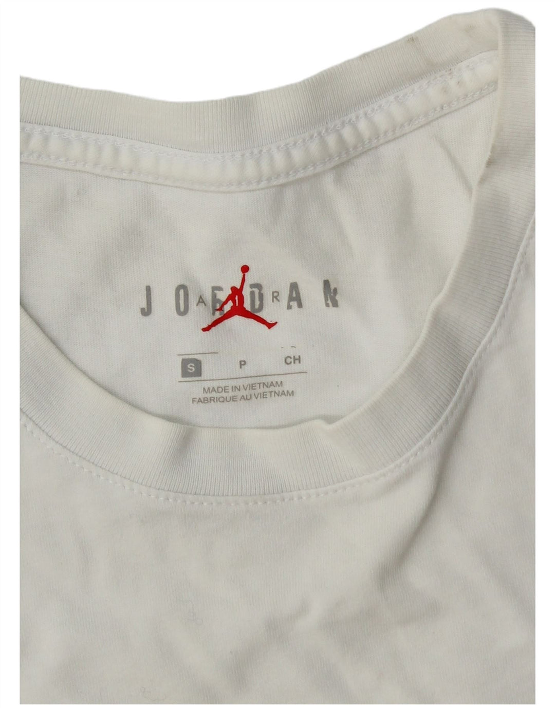 Jordan Herren Graphic Top Langarm Small Weiß