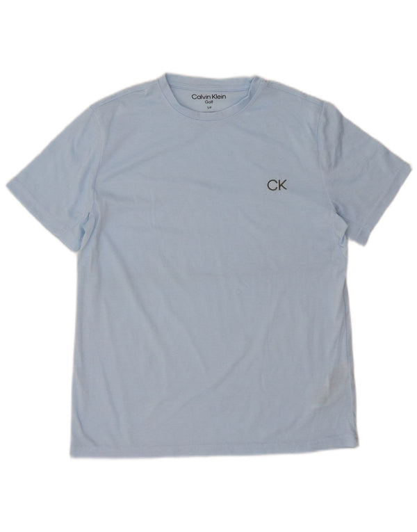 Calvin Klein Herren T-Shirt Top Small Blau Polyester