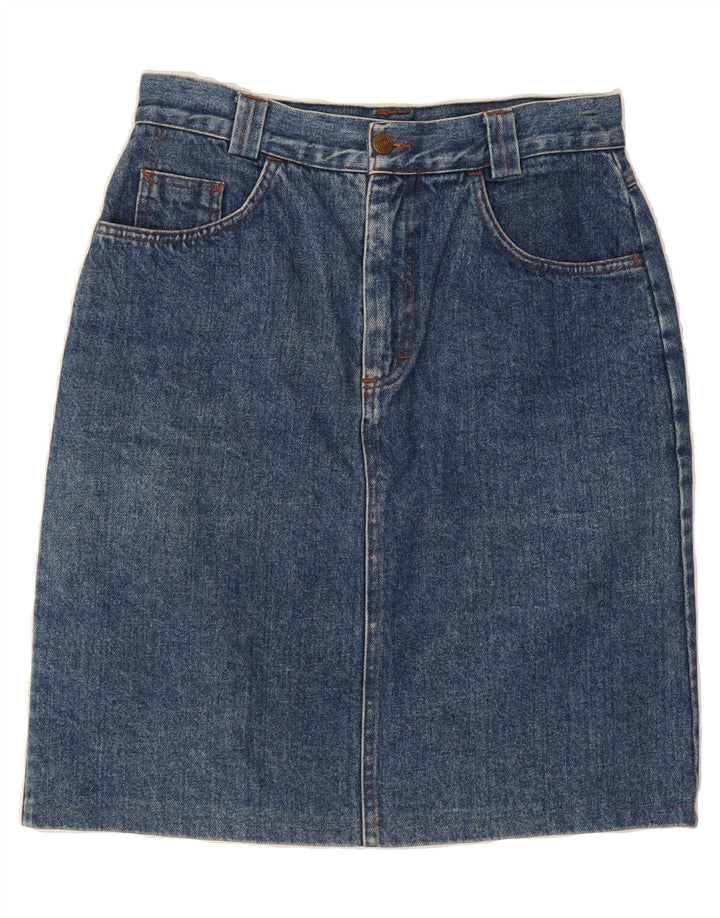 MASH Womens Denim Skirt IT 48 XL W30  Blue Cotton Vintage Mash and Second-Hand Mash from Messina Hembry 
