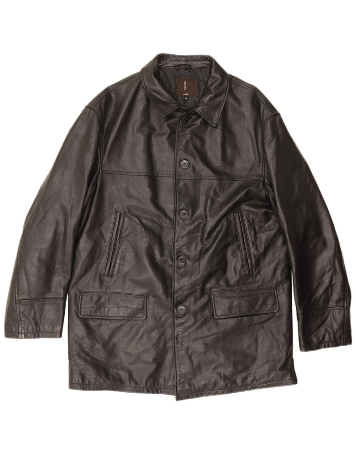 Conbipel Herren Lederjacke IT 50 Großes schwarzes Leder