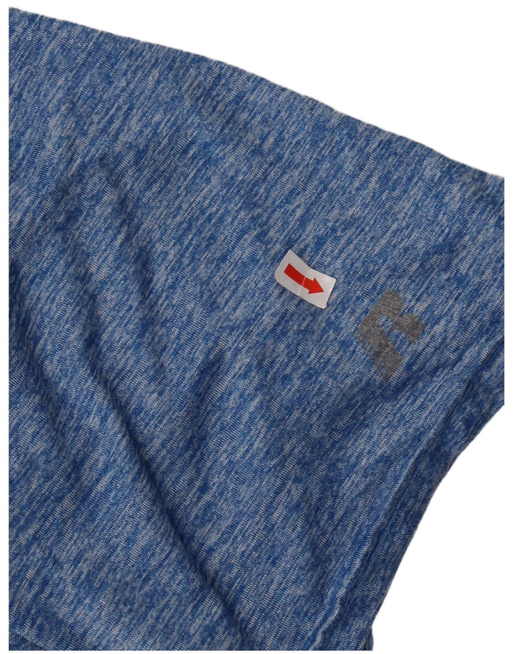 Russell Athletic Herren T-Shirt Top 2XL Blau geflecktes Polyester