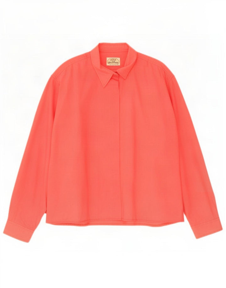 Vintage Damen Shirt UK 18 XL Rot