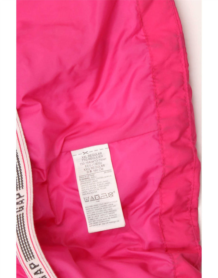 Gap Wattierte Jacke für Mädchen, 13–14 Jahre, 2XL, Rosa, Polyester