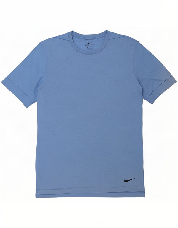 Nike Herren Dri Fit T-Shirt Top XL Blau Polyester