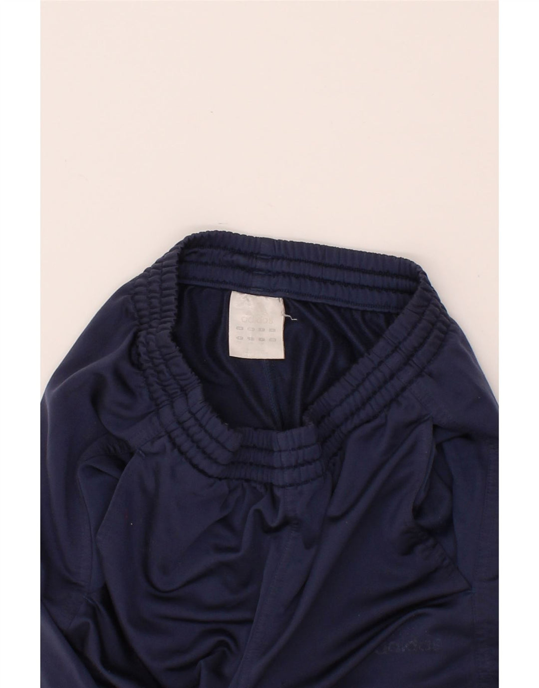 ADIDAS Boys Tracksuit Trousers 11-12 Years Navy Blue Polyester Vintage Adidas and Second-Hand Adidas from Messina Hembry 