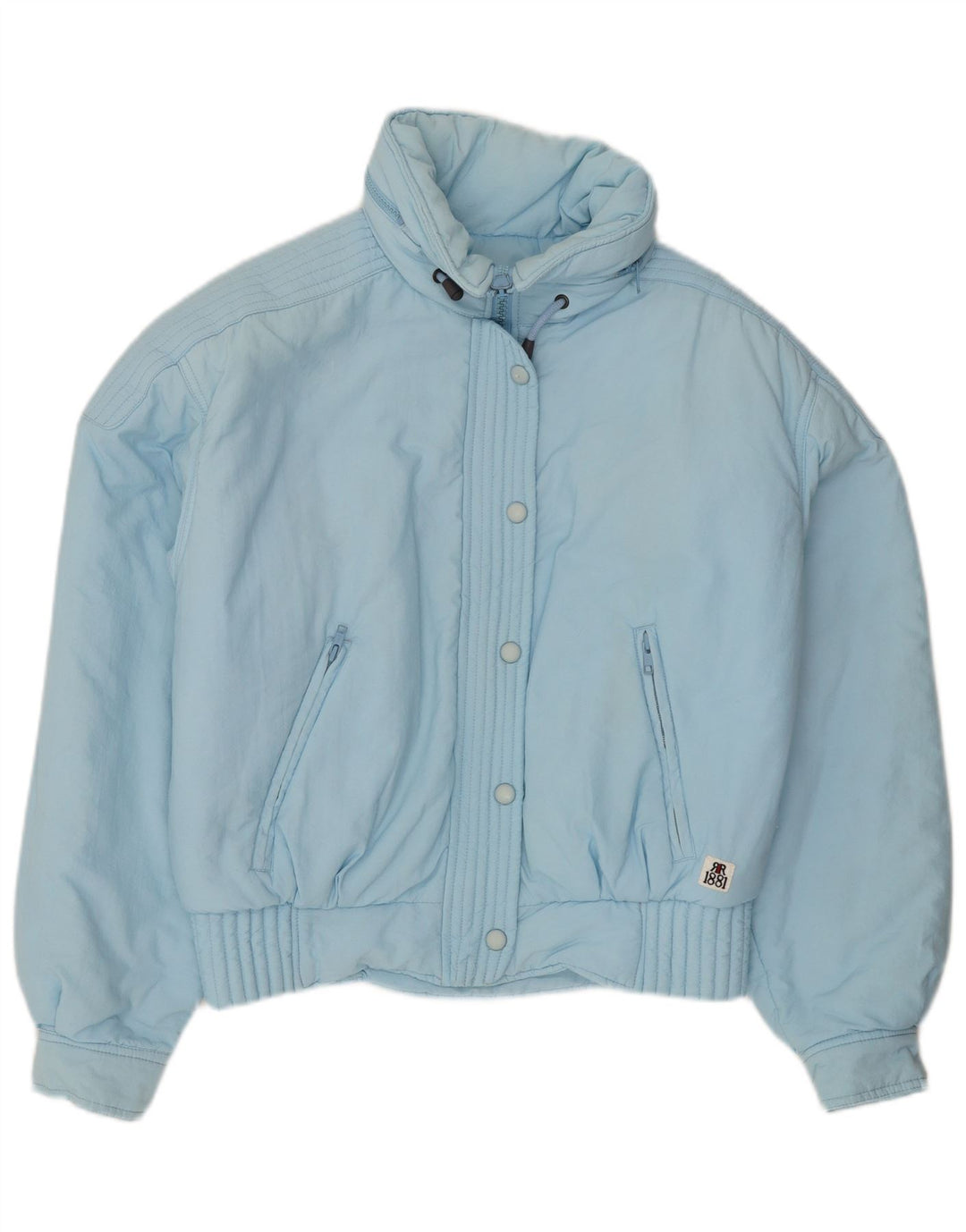 Cerruti 1881 Damen-Kapuzen-Übergröße, gepolsterte Jacke, Gr. 8, Blau