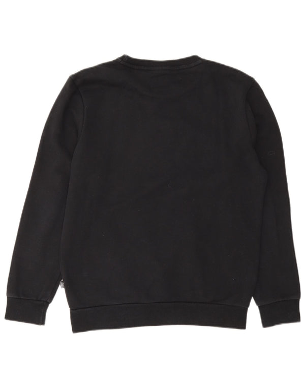 Puma Womens Graphic Oversized Sweatshirt Pullover UK 6 XS Marineblau Baumwolle