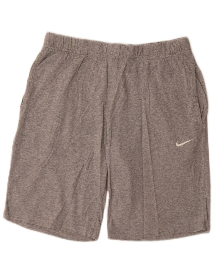 Nike Herren-Sportshorts, große graue Baumwolle