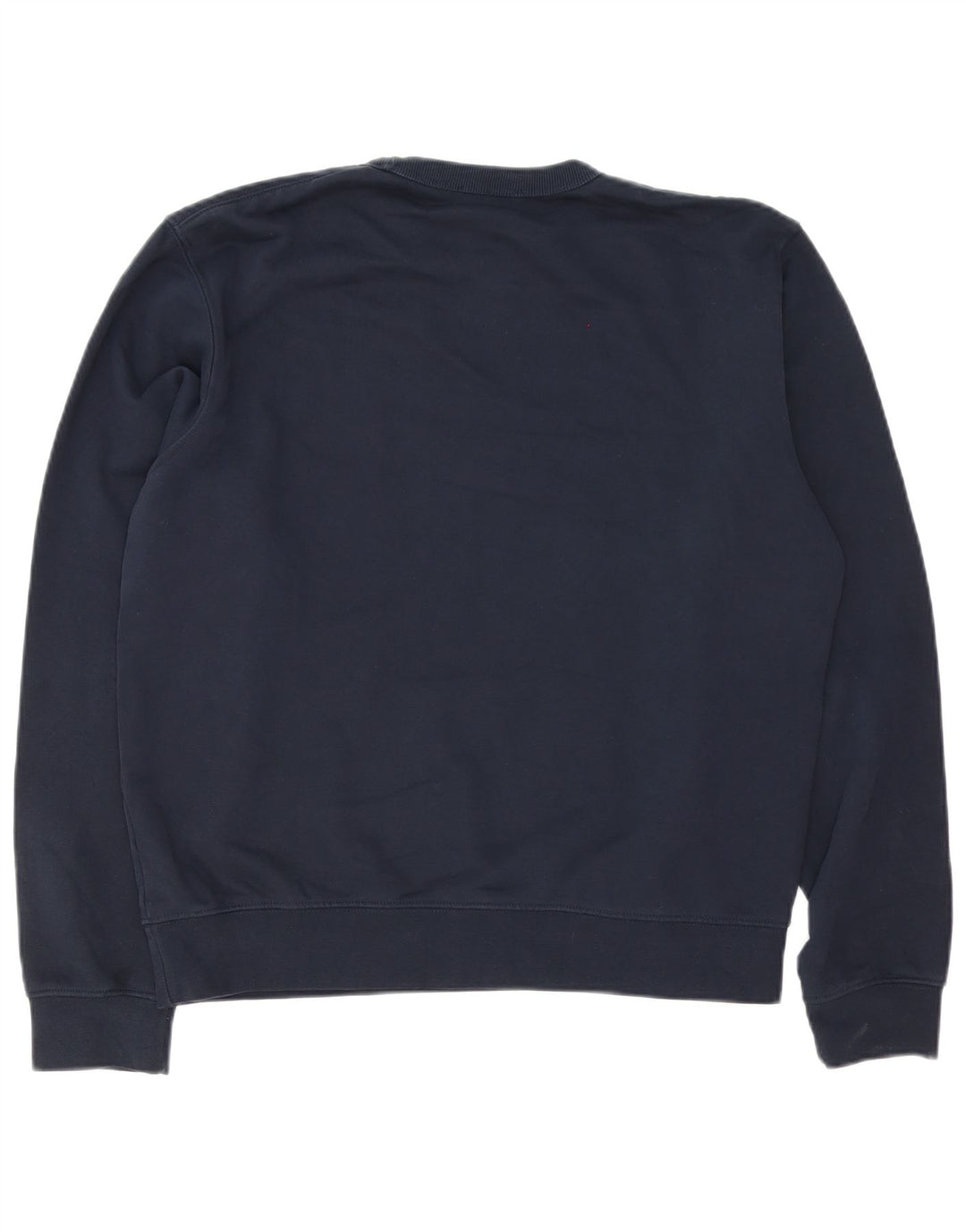 Übergroßer Damen-Sweatshirtpullover von Zara, UK 14, mittelmarineblaue Baumwolle