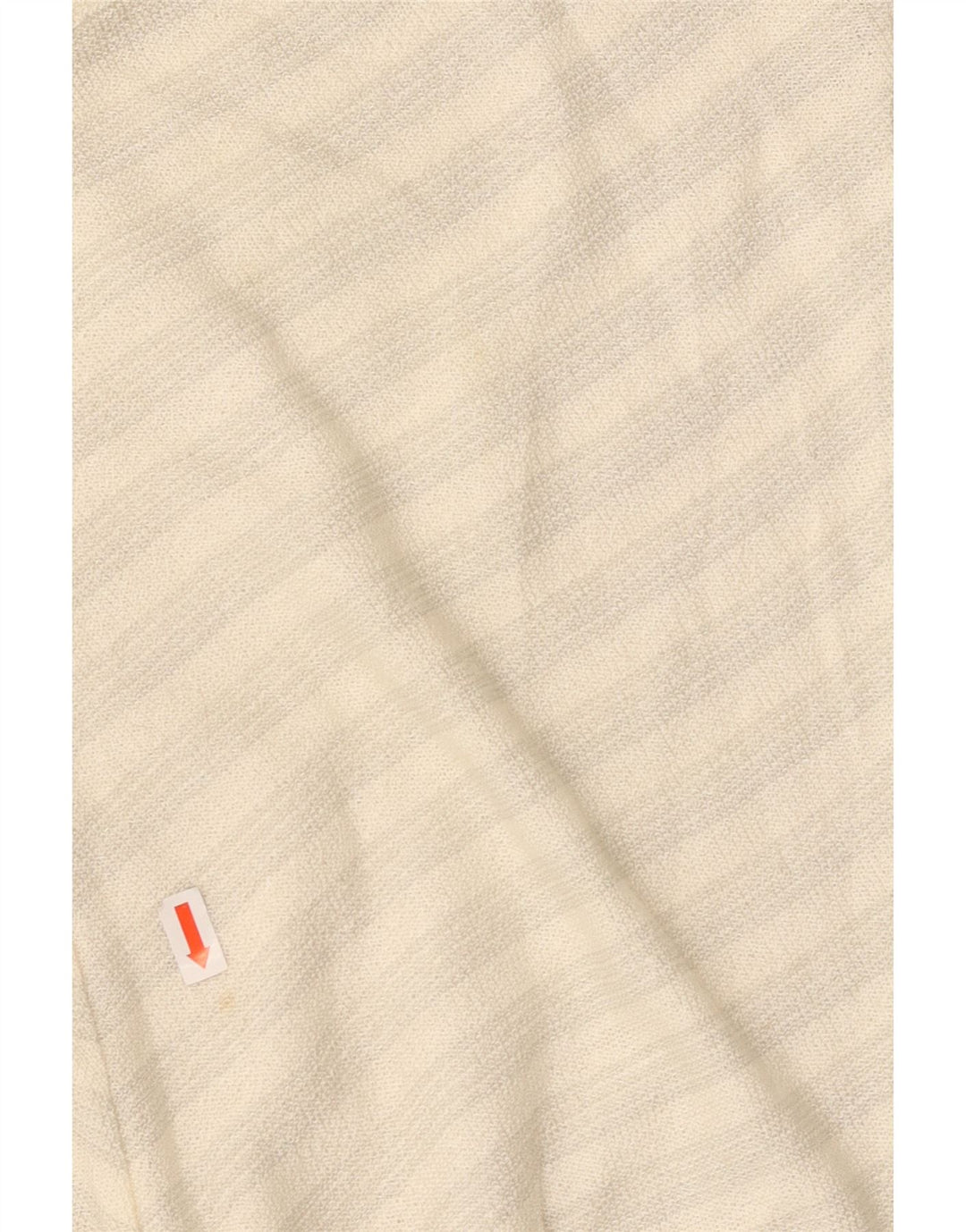 VINTAGE Damen Cami Top UK 14 Medium White Chevron