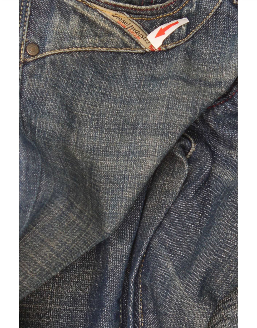 Diesel Damen Kycut Straight Jeans W27 L30 Blau